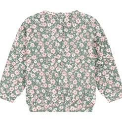 Truien & Vesten|Truien & Sweaters*Prénatal peuter sweater lange mouwen bloemen multi Dark Mint Green