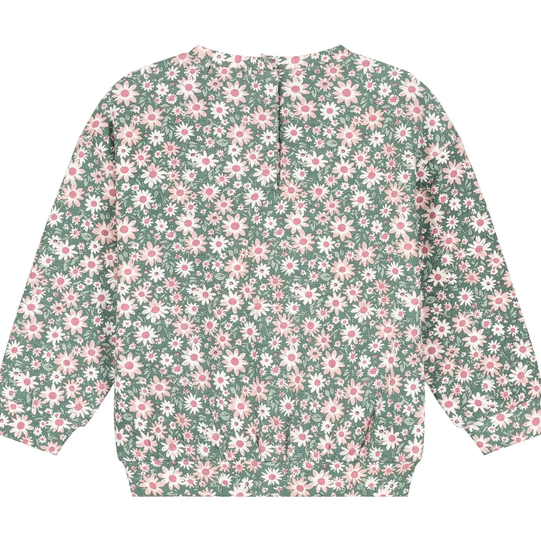 Truien & Vesten|Truien & Sweaters*Prénatal peuter sweater lange mouwen bloemen multi Dark Mint Green