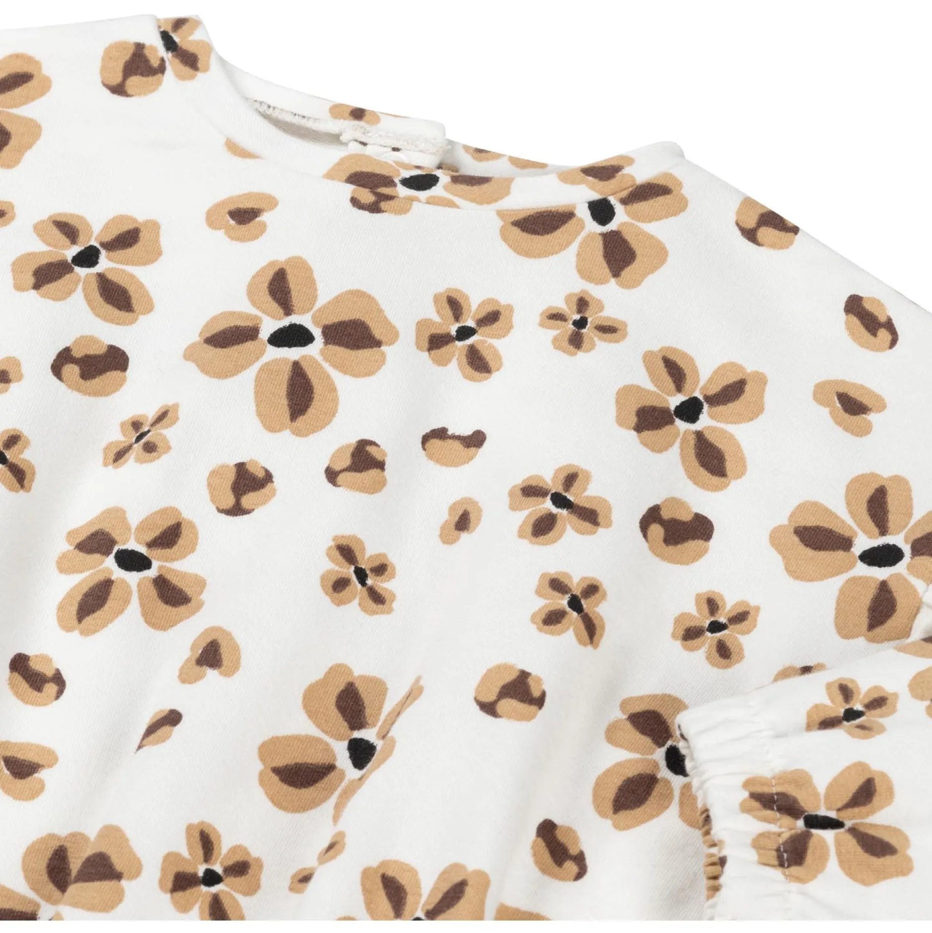 Truien & Vesten|Truien & Sweaters*Prénatal peuter sweater lange mouwen bloemen multi Dark Off-White