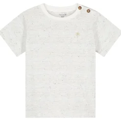 Shirts & Blouses|Shirts & Blouses*Prénatal peuter T-shirt korte mouwen effen wit Dark Off-White
