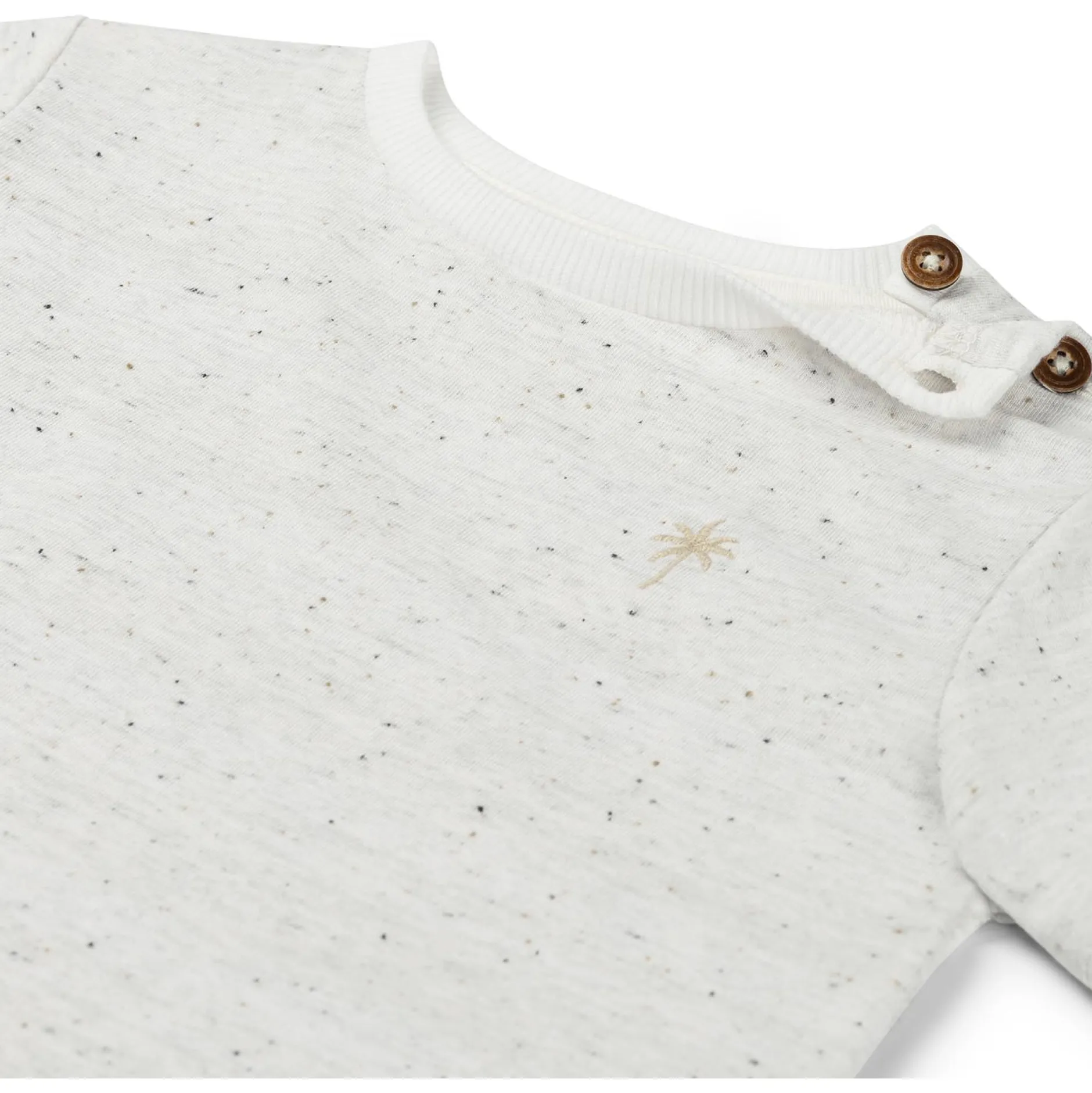 Shirts & Blouses|Shirts & Blouses*Prénatal peuter T-shirt korte mouwen effen wit Dark Off-White