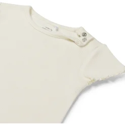 Shirts & Blouses|Shirts & Blouses*Prénatal peuter T-shirt korte mouwen effen wit Dark Off-White