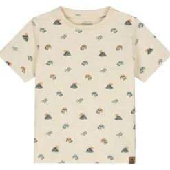 Shirts & Blouses|Shirts & Blouses*Prénatal peuter T-shirt korte mouwen all over print multi Soft Ecru