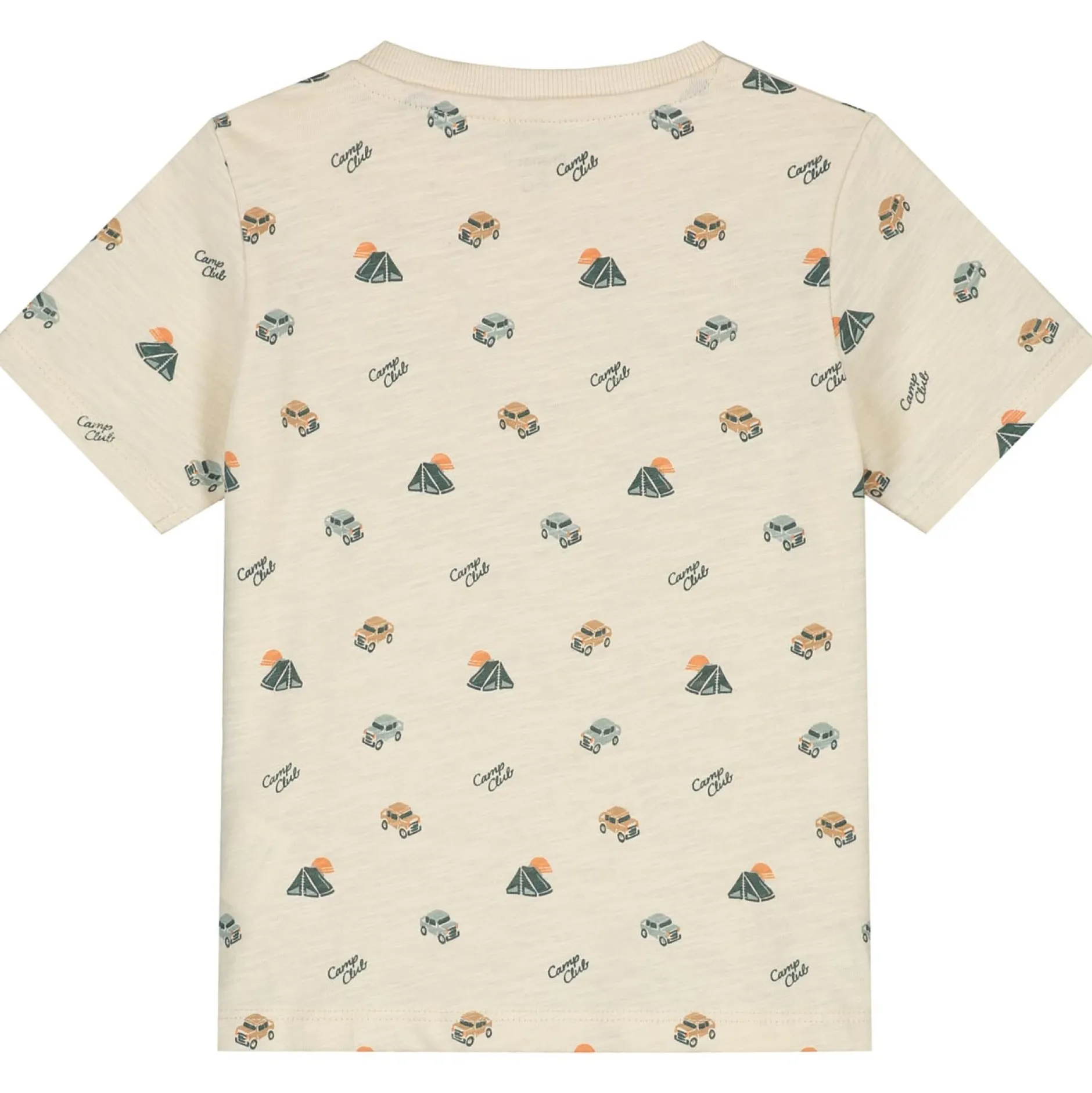Shirts & Blouses|Shirts & Blouses*Prénatal peuter T-shirt korte mouwen all over print multi Soft Ecru