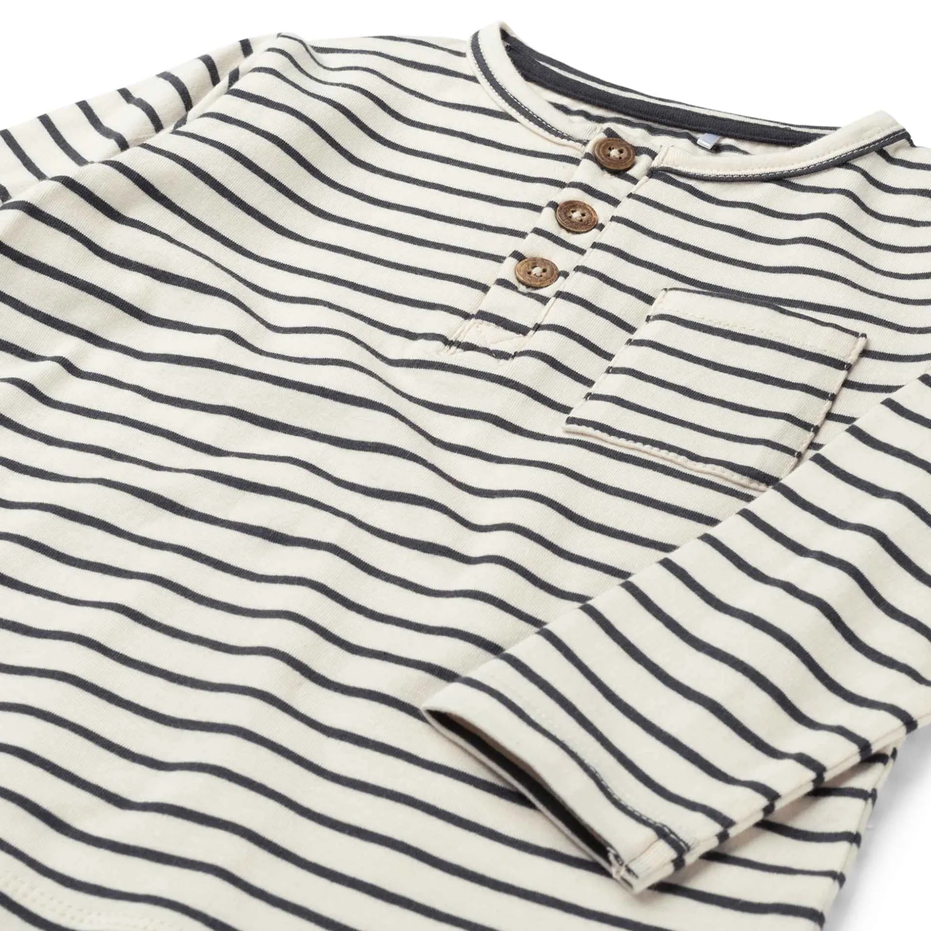 Shirts & Blouses|Shirts & Blouses*Prénatal peuter T-shirt lange mouwen strepen antraciet Dark Stone Grey
