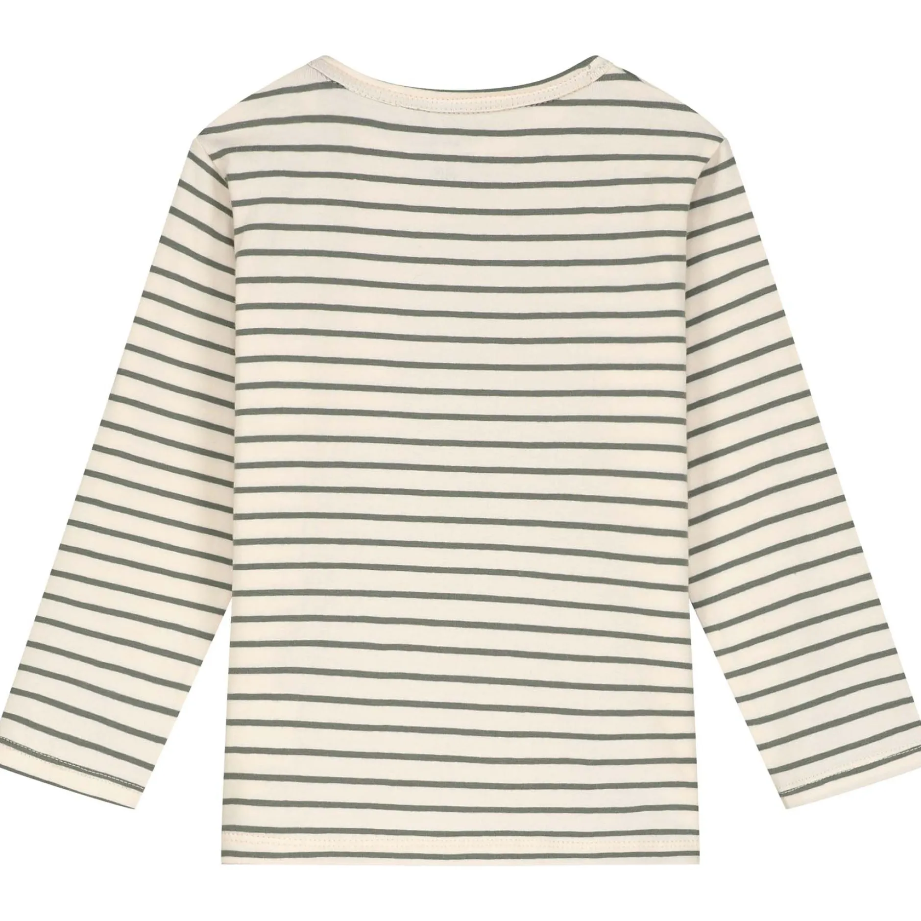 Shirts & Blouses|Shirts & Blouses*Prénatal peuter T-shirt lange mouwen strepen groen Light Khaki Green