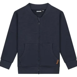 Truien & Vesten|Vesten*Prénatal peuter vest lange mouwen effen blauw Dark Bluegrey