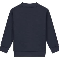 Truien & Vesten|Vesten*Prénatal peuter vest lange mouwen effen blauw Dark Bluegrey
