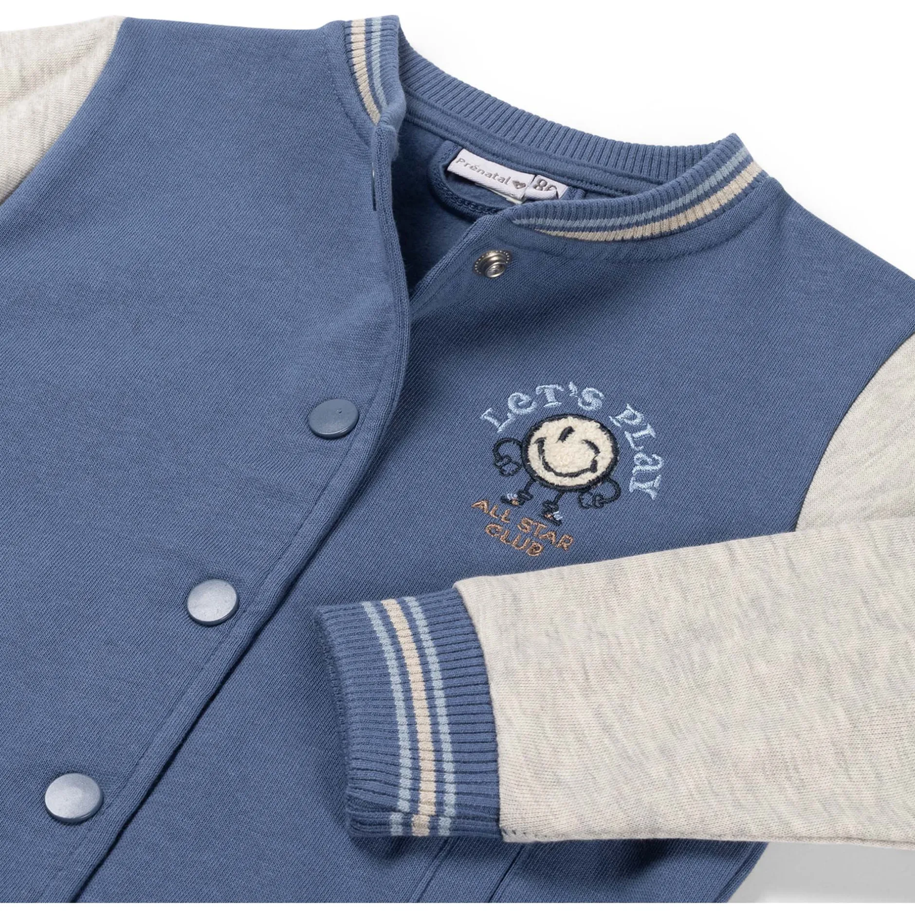 Truien & Vesten|Vesten*Prénatal peuter vest lange mouwen meerkleurig blauw Royal Blue