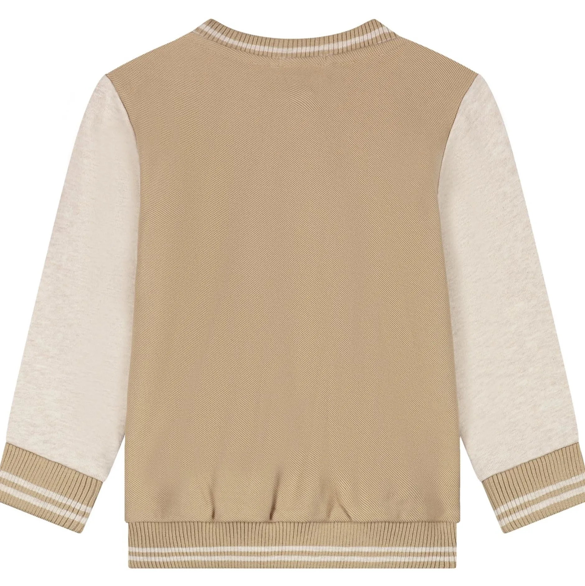 Truien & Vesten|Vesten*Prénatal peuter vest lange mouwen meerkleurig beige Light Beige Brown