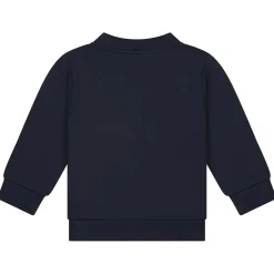 Truien & Vesten|Vesten*Prénatal peuter vest lange mouwen effen blauw Dark Bluegrey