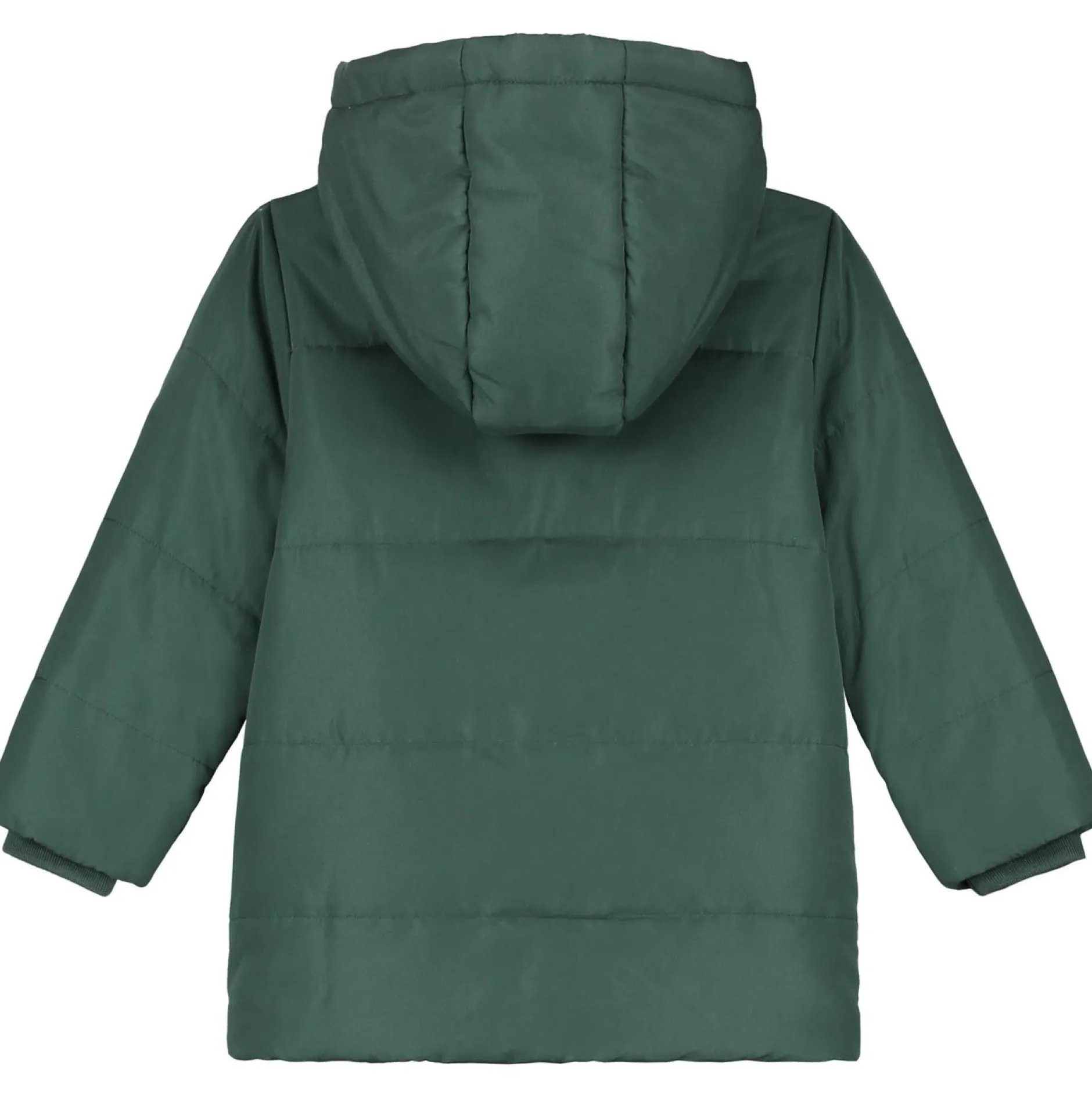 Jassen|Jassen*Prénatal peuter winterjas lange mouwen effen groen Dark Forest Green