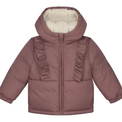 Jassen|Jassen*Prénatal peuter winterjas lange mouwen effen roze Mid Mauve Pink