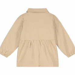 Jassen|Jassen*Prénatal peuter zomer trenchcoat lange mouwen effen beige Sandbrown