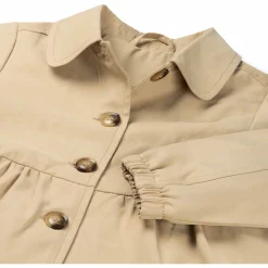 Jassen|Jassen*Prénatal peuter zomer trenchcoat lange mouwen effen beige Sandbrown