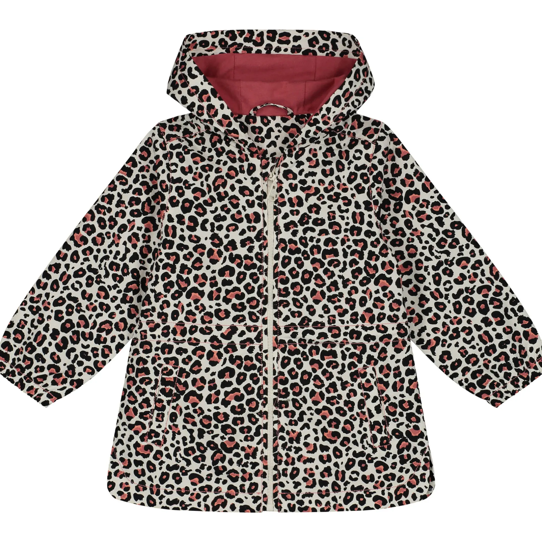 Jassen|Jassen*Prénatal peuter zomerjas lange mouwen panterprint beige Dark Off-White