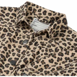 Jassen|Jassen*Prénatal peuter zomerjas lange mouwen dierenprint bruin Sandbrown