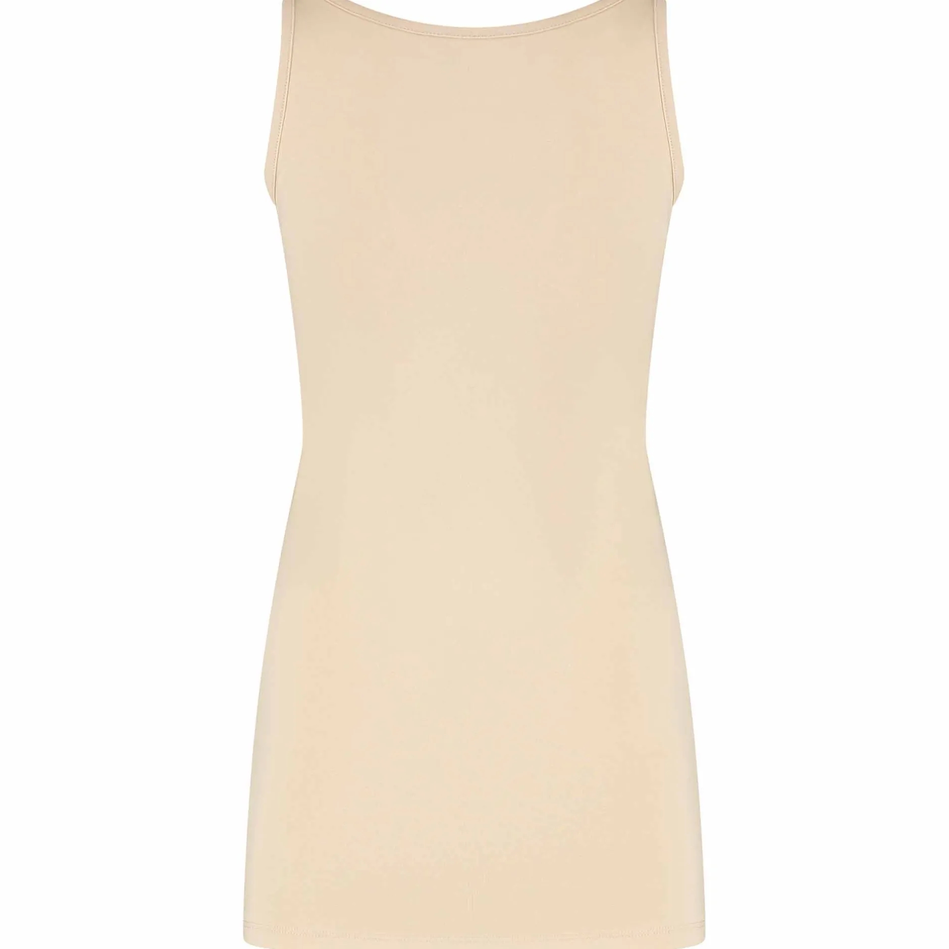 Basics|Shirts & Tops*Prénatal positie singlet basis mouwloos effen beige Almond