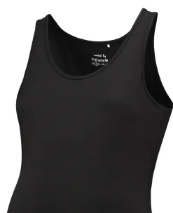 Basics|Shirts & Tops*Prénatal positie singlet basis mouwloos effen zwart Black