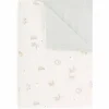 Dekens*Prénatal reisdeken kleine vriendjes Ivory White