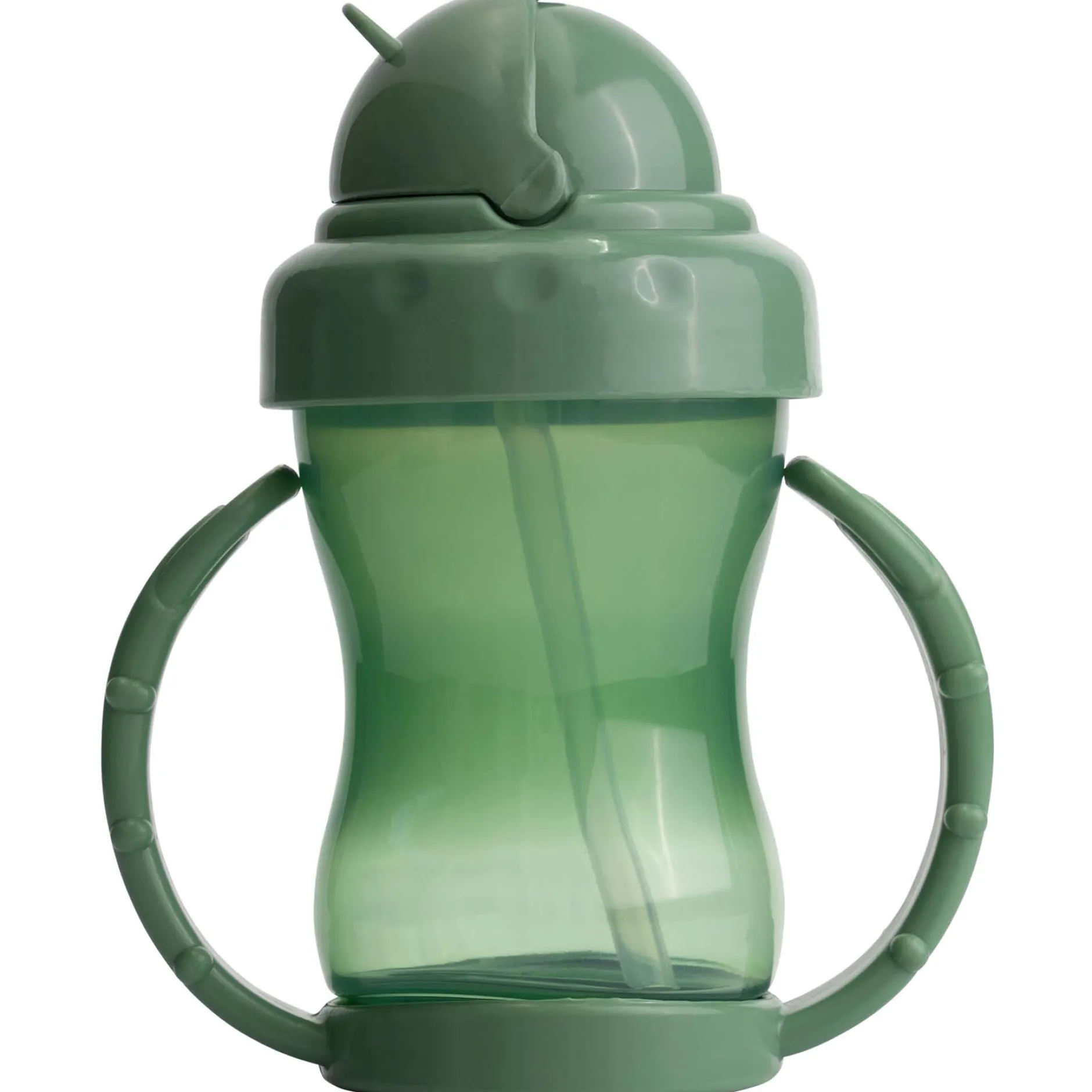Drinkbekers*Prénatal Rietjesbeker met handvat groen