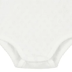 Rompers|Rompers*Prénatal romper ajour spaghettibandjes effen wit Ivory White