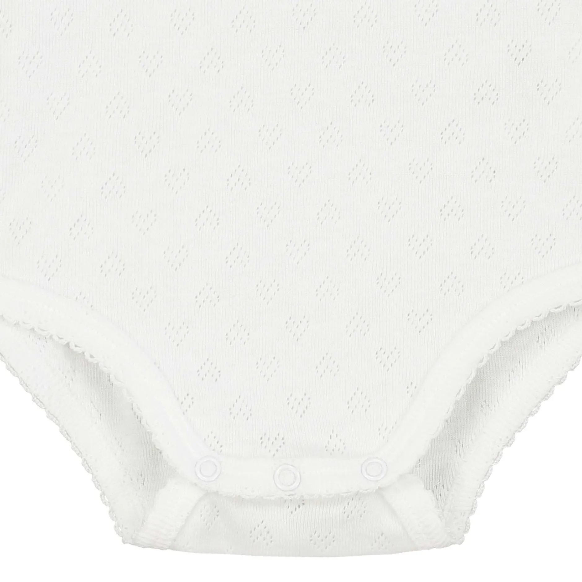 Rompers|Rompers*Prénatal romper ajour spaghettibandjes effen wit Ivory White