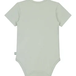 Kraamcadeaus|Rompers*Prénatal romper i love oma korte mouwen tekst groen Green