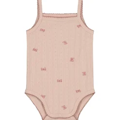 Rompers|Rompers*Prénatal romper vlinder spaghettibandjes all over print roze Powder Pink