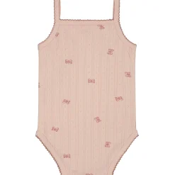 Rompers|Rompers*Prénatal romper vlinder spaghettibandjes all over print roze Powder Pink