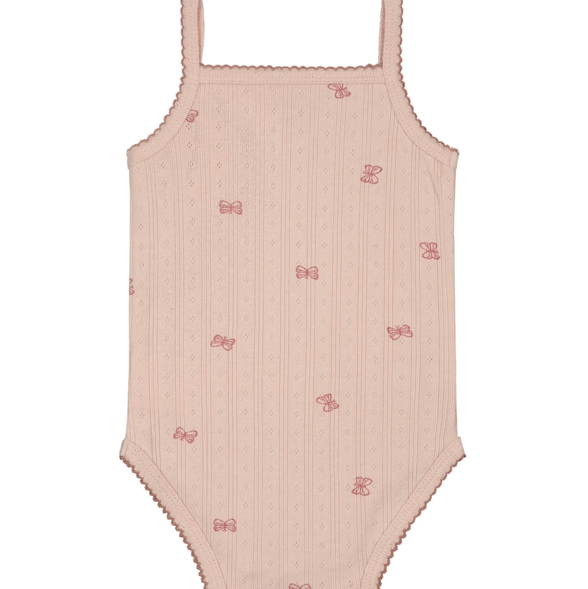 Rompers|Rompers*Prénatal romper vlinder spaghettibandjes all over print roze Powder Pink