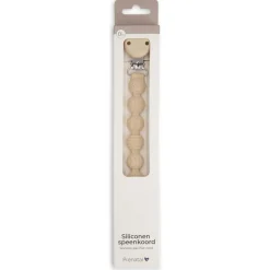 Speenkoorden|Fopspenen & Accessoires*Prénatal siliconen fopspeenkoord beige