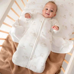 Winter*Prénatal slaapzak beren rib wit Ivory White