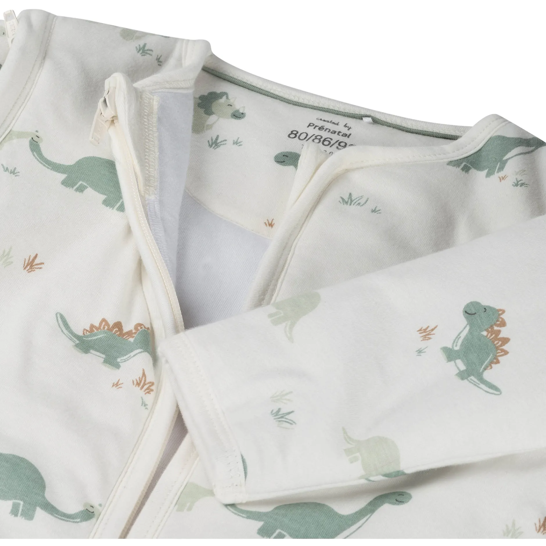 Winter*Prénatal slaapzak Dino multi Ivory White
