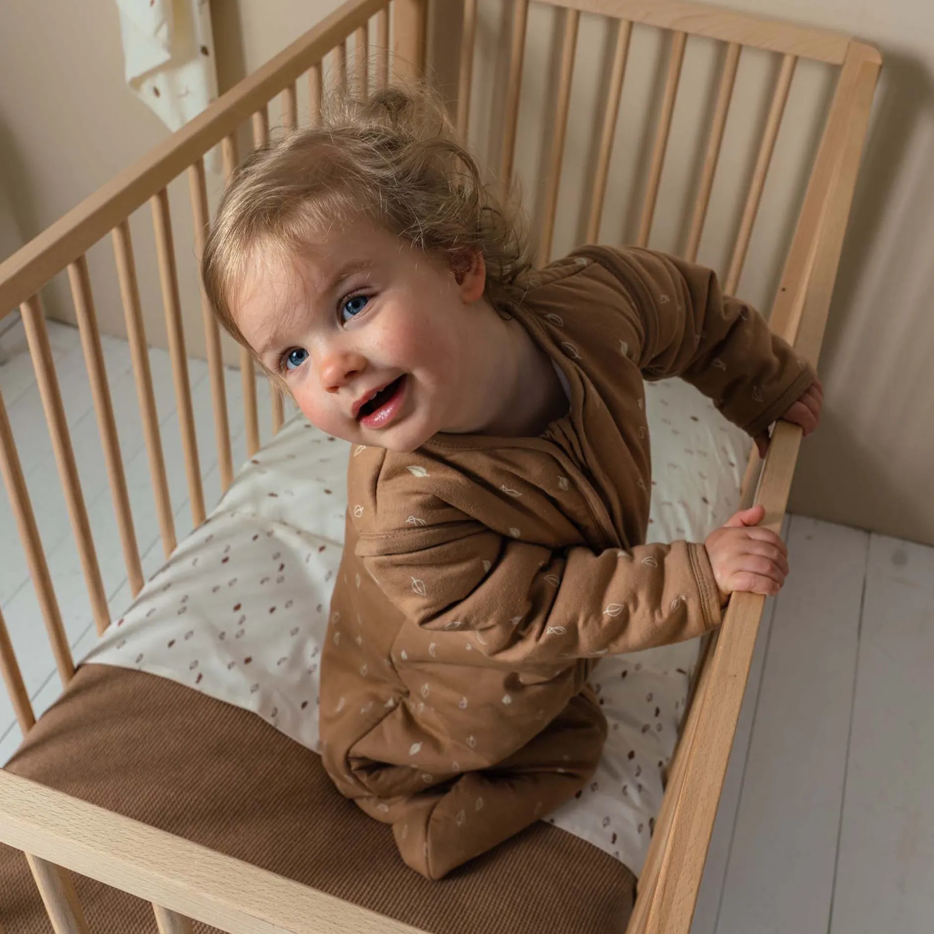 Winter*Prénatal slaapzak pure bruin Dark Sand Brown