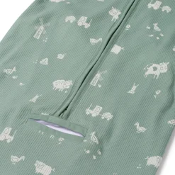 Zomer*Prénatal slaapzak rib groen Midgreen
