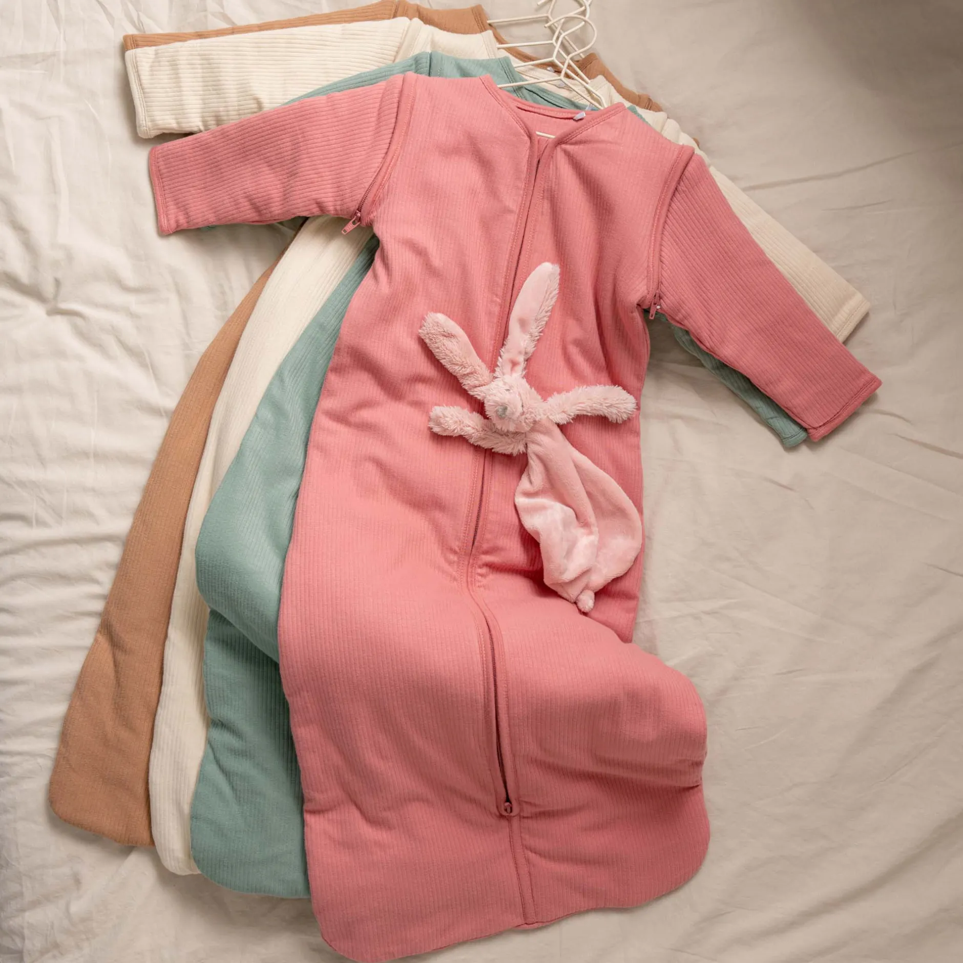 Winter*Prénatal slaapzak rib roze Dark Pink