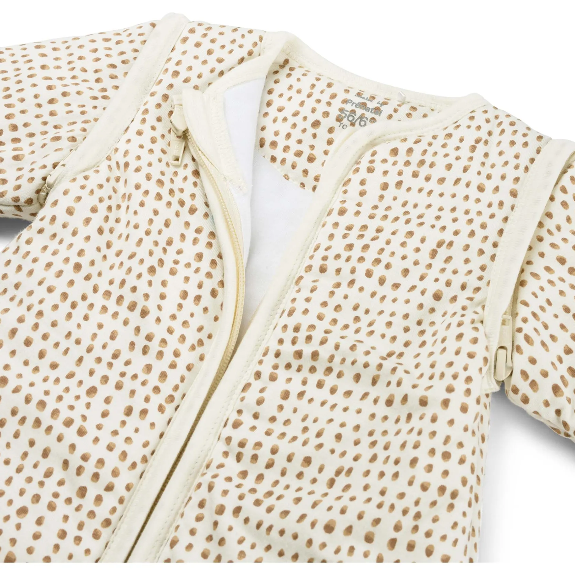 Winter*Prénatal slaapzak Soon beige Dark Off-White