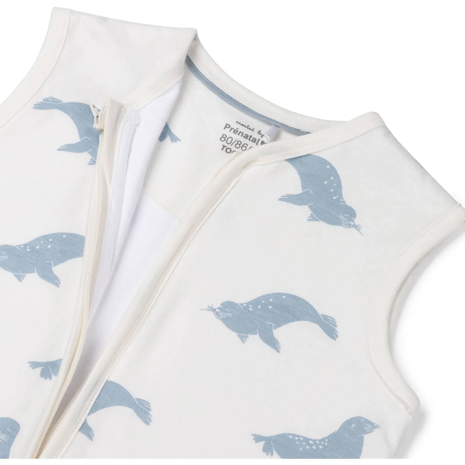Zomer*Prénatal slaapzak zeehond wit Ivoor Wit