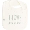 Slabbetjes*Prénatal slab I Love wit