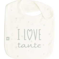 Slabbetjes*Prénatal slab I Love wit