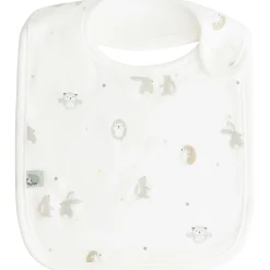 Slabbetjes*Prénatal slab Kleine Vriendjes 2 stuks wit