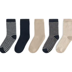 Sokken|Sokken & Maillots*Prénatal sokken 5 paar beige Multi