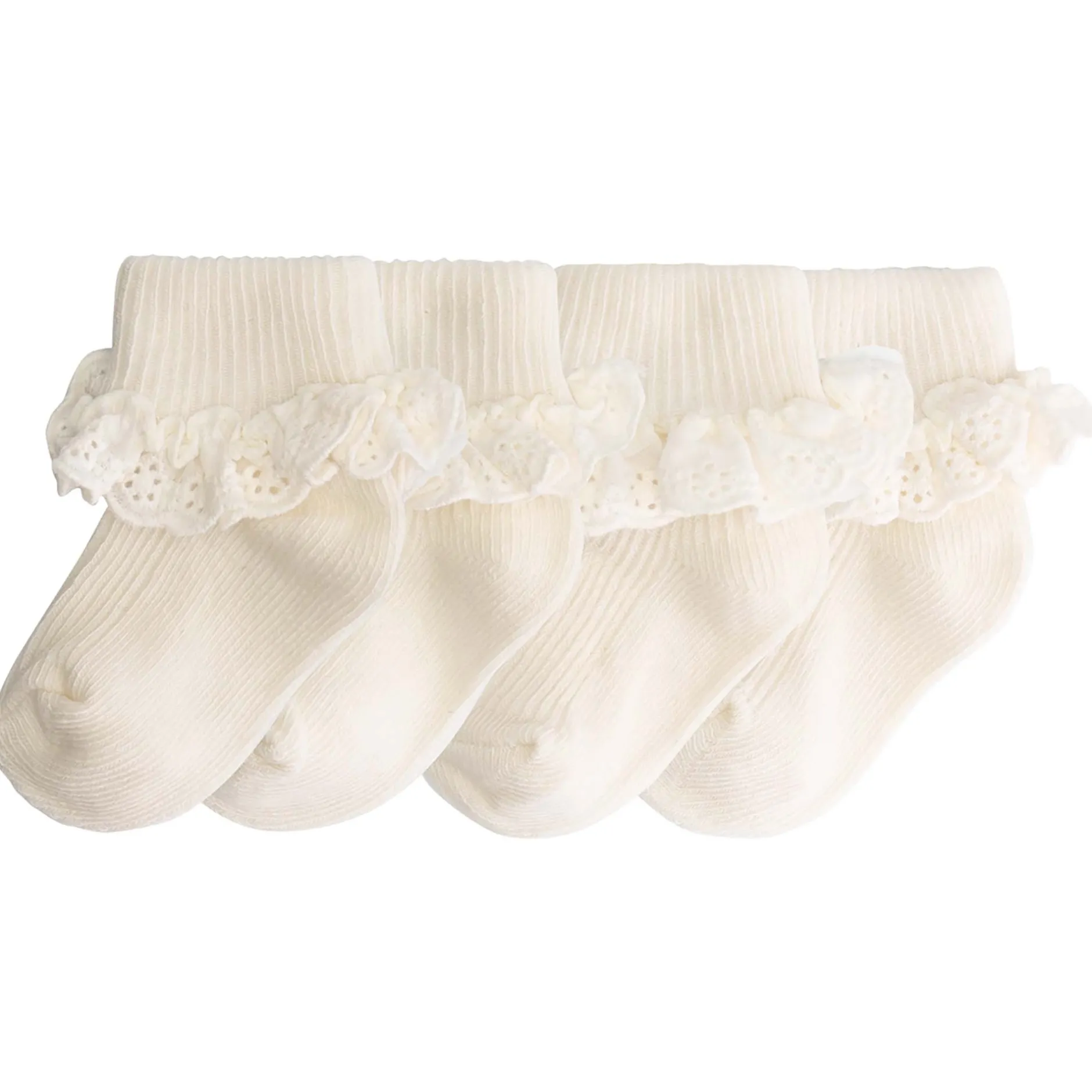 Sokken & Maillots|Sokken & Maillots*Prénatal sokken 2 paar beige Dark Off-White