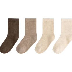 Sokken|Sokken & Maillots*Prénatal sokken 4 paar   bruin Light Brown Melange