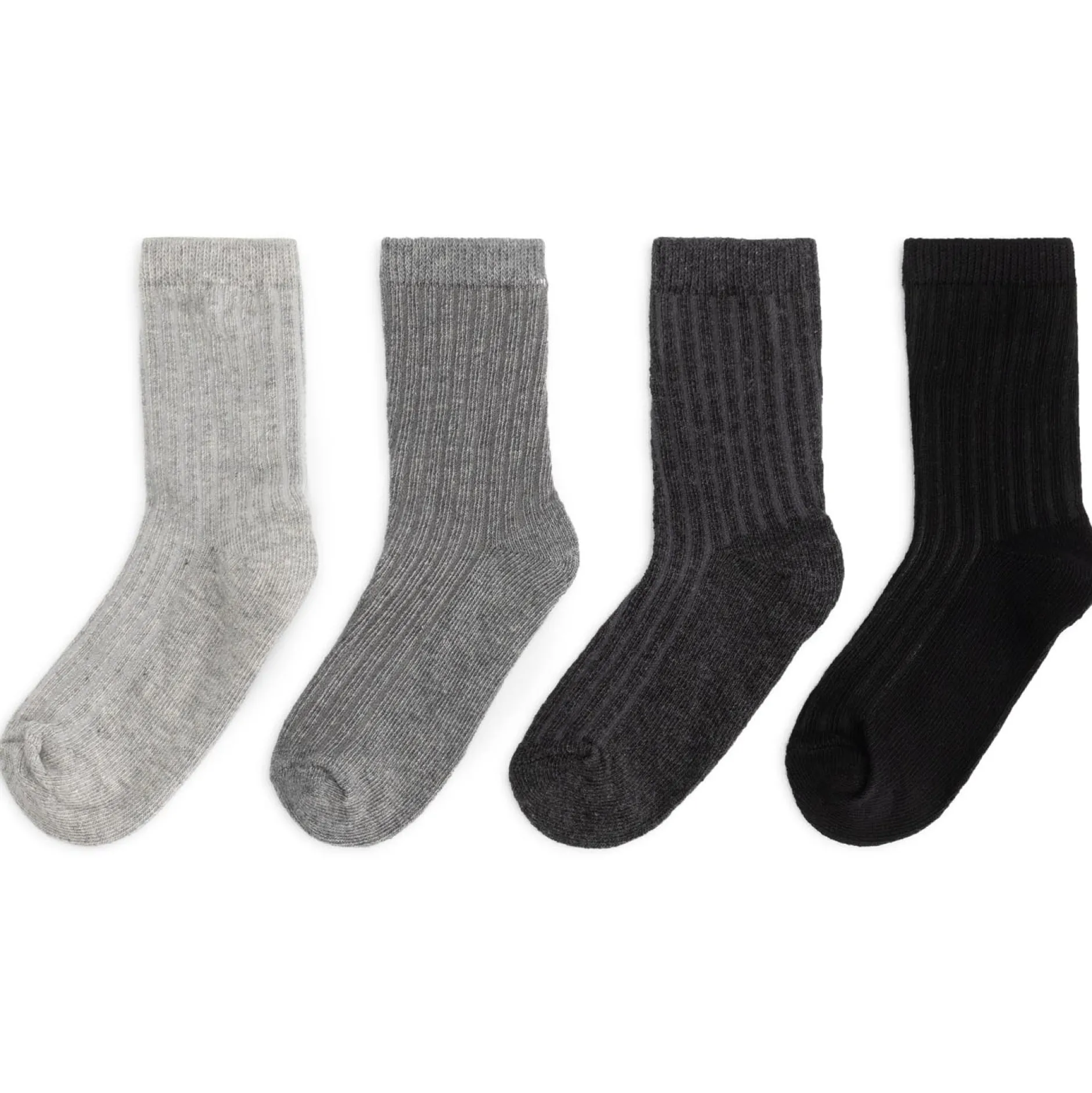 Sokken|Sokken & Maillots*Prénatal sokken 4 paar grijs Grey Melee Dark