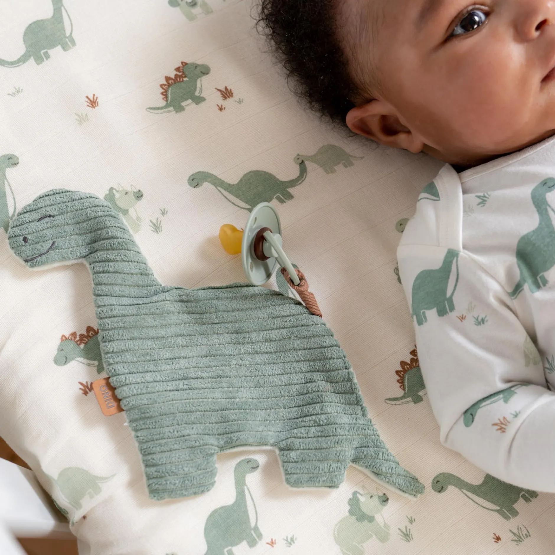 Knuffeldoekjes|Fopspenen & Accessoires*Prénatal speendoekje dino groen