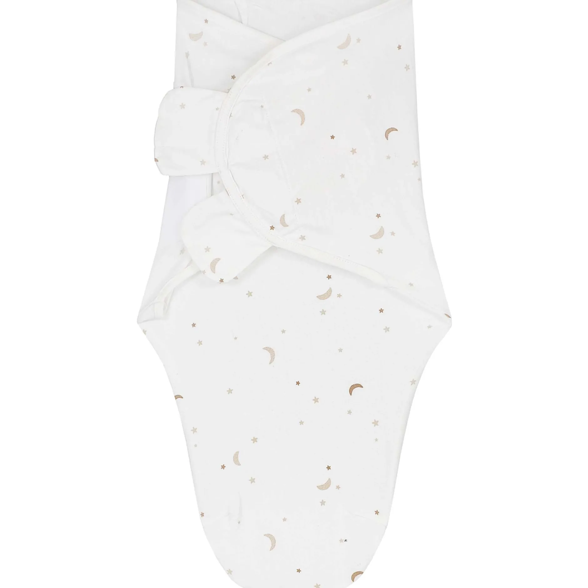Inbakerdoeken & Inbakerslaapzakken*Prénatal swaddle inbakerdoek Ivory White