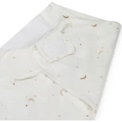 Inbakerdoeken & Inbakerslaapzakken*Prénatal swaddle inbakerdoek Ivory White