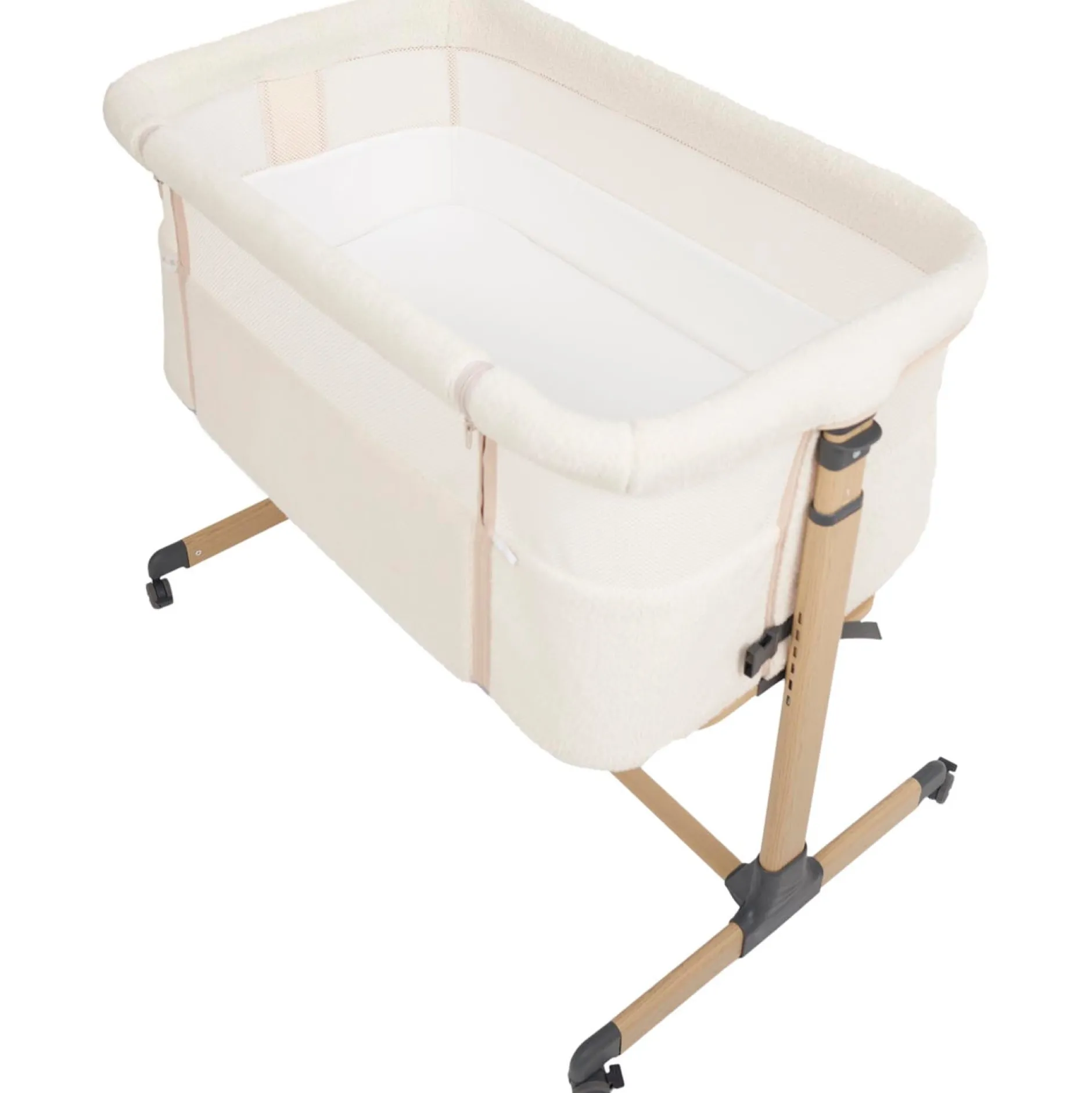 Co-Sleepers|Wiegjes*Prénatal Teddy Co-sleeper Bella Ivory White